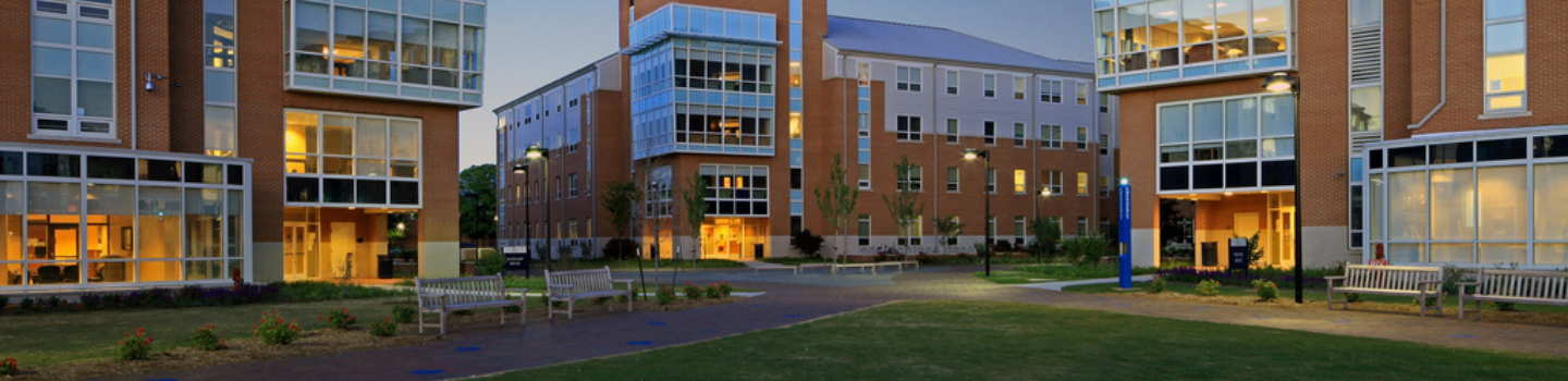 ODU quad at night
