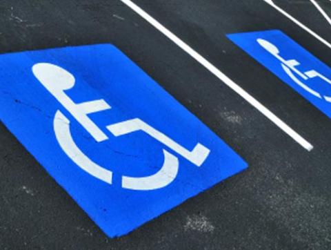 accessible parking space