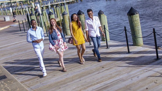 Students at Waterside